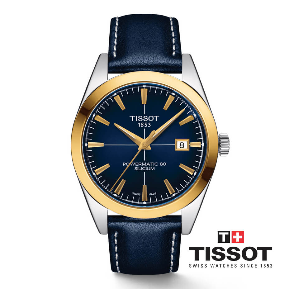 ĐỒNG HỒ NAM TISSOT GENTLEMAN POWERMATIC 80 SILICIUM T927.407.46.041.01 CHÍNH HÃNG